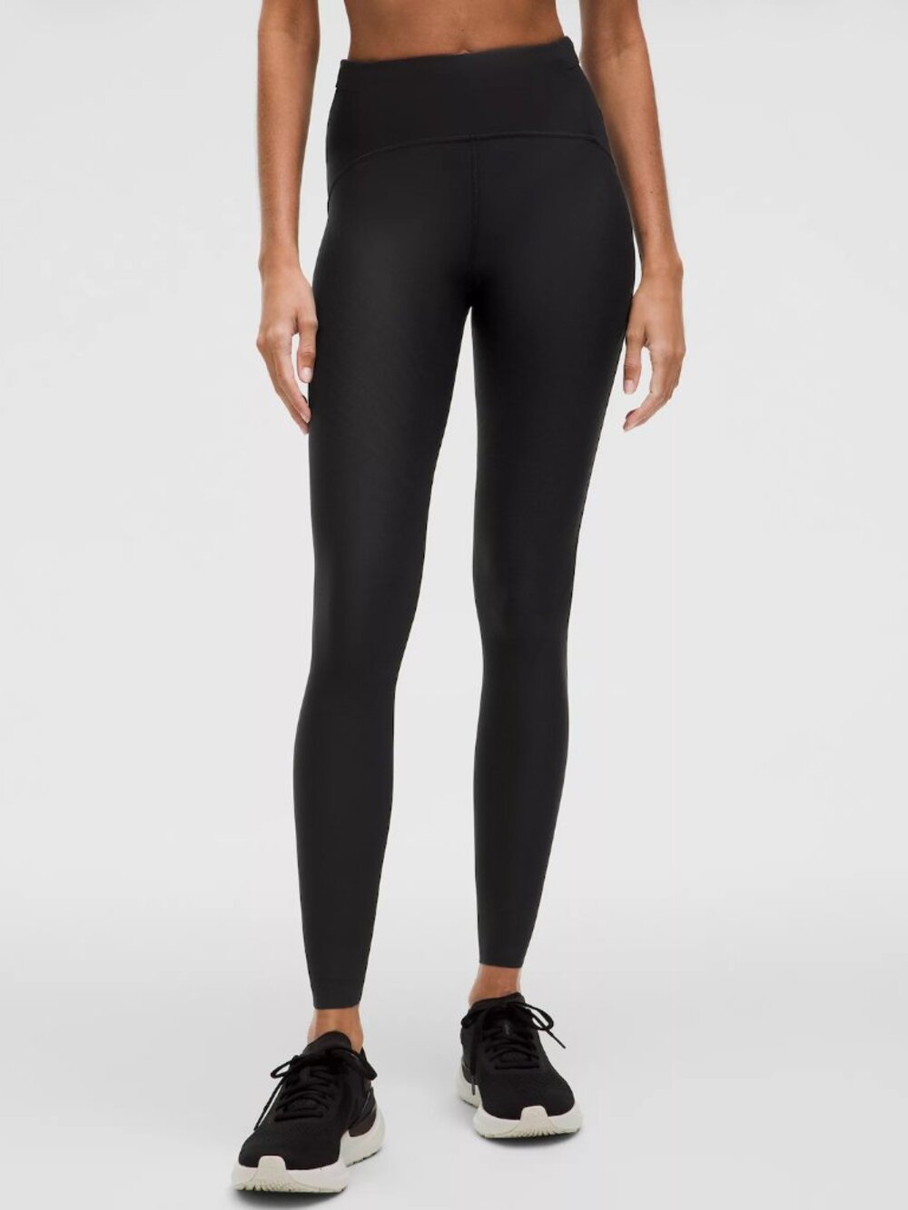 NWOT Lululemon SenseKnit Running High-Rise Tight 28" Leggings in black size 6